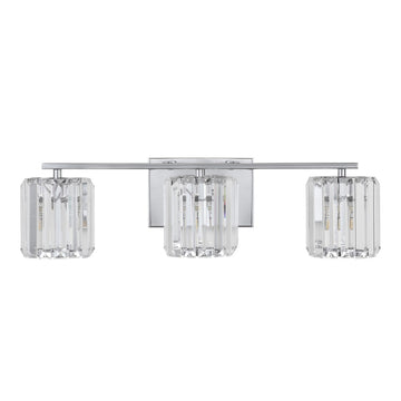 Coco Prism Vintage Metal/Glass Classic Glam LED Vanity Light - JONATHAN Y